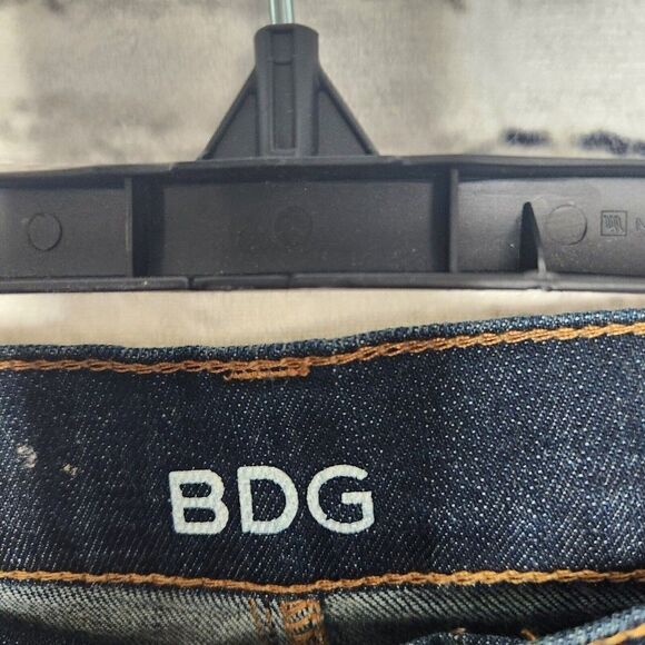 BDG From Urban Outfitters High Rise Seam Ankle  Jeans Womens 32x29 Dark Wash - Picture 9 of 12